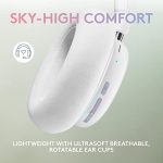 Logitech G735 Wireless Gaming Headset - LIGHTSYNC RGB Bluetooth Headphones with Detachable Mic - White Mist - Image 2