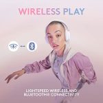 Logitech G735 Wireless Gaming Headset - LIGHTSYNC RGB Bluetooth Headphones with Detachable Mic - White Mist - Image 3