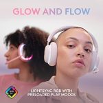Logitech G735 Wireless Gaming Headset - LIGHTSYNC RGB Bluetooth Headphones with Detachable Mic - White Mist - Image 5